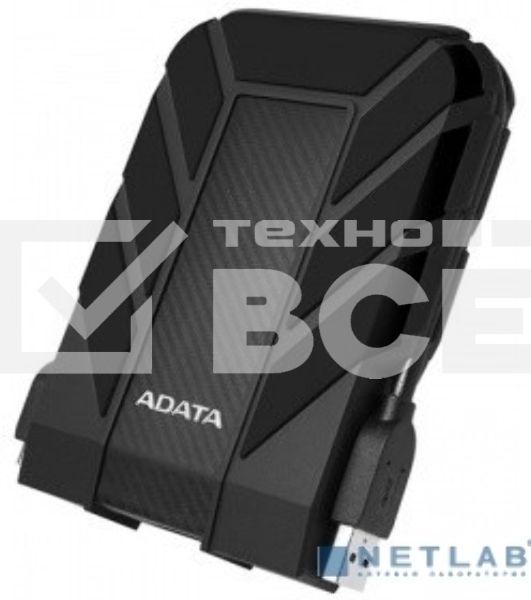 Внешний жесткий диск AData USB 3.0 2Tb AHD710-2TU3-CBK DashDrive Durable 2.5