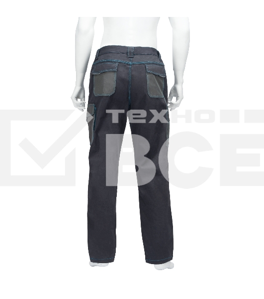 Брюки профессиональные рабочие, 97% хлопок 3% спандекс, M Gross