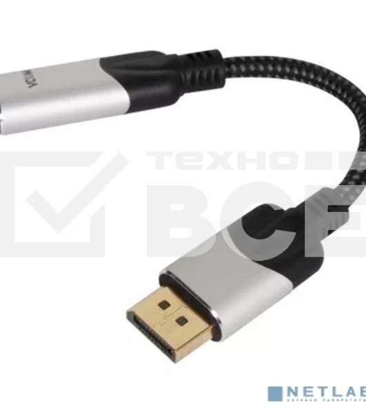 Кабель VCOM DISPLAY PORT TO HDMI 4K 0.15 M CG621M-0.15