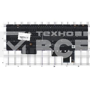 Клавиатура для ноутбука Lenovo Legion S7 без рамки с подсветкой