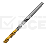 Сверло спиральное по металлу 4,5 x 80мм, Р6М5, Golden Tip, многогранная заточка Denzel, фото3