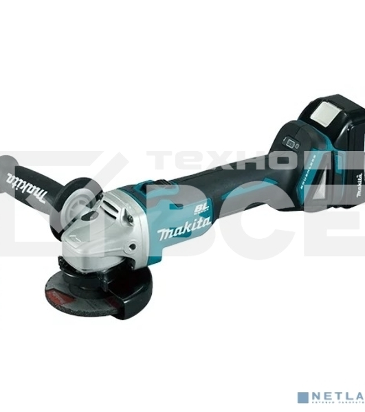 УШМ MAKITA DGA504RF ф125мм 18В 1х3А·ч Li-ion 8500об/м 2.5кг,чем,пл пуск,anti-restart,б/щет