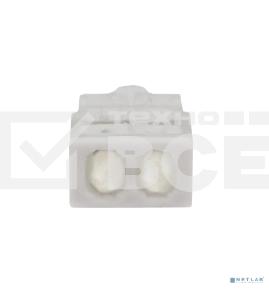 Экспресс-клемма с пастой Rexant СМК 2273-242, 2-проводная 0.5-2.5 мм², прозрачная, блистер (20 шт./уп.)