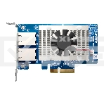Сетевая карта/ QNAP QXG-10G2T Dual-port BASET 10GbE network expansion card; low-profile form factor; PCIe Gen3 x4, фото6