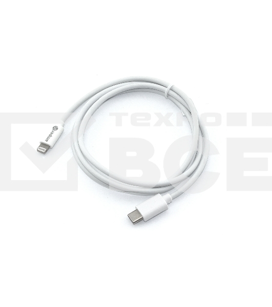 Кабель для зарядки Amperin Type C - Lightning 1m белый (YDS-C-CL)