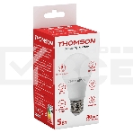 Лампа LED Thomson E27, груша, 5Вт, 4000К, белый нейтральный, TH-B2098, 1 шт., фото 1