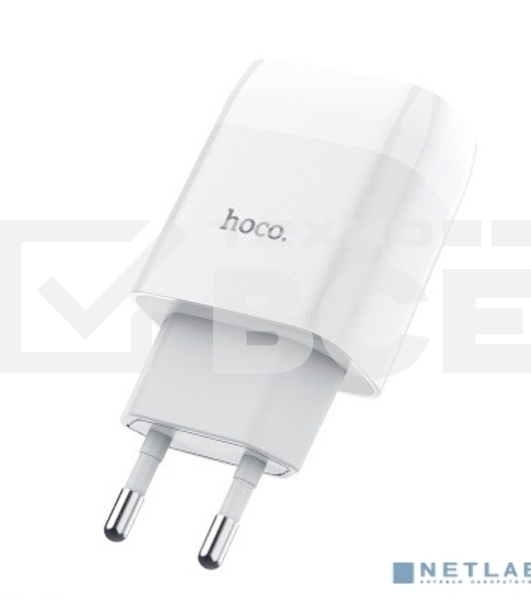 Сетевое зарядное устройство 1 USB/HOCO HC-12899 C72A/Выход: 10.5W/белый