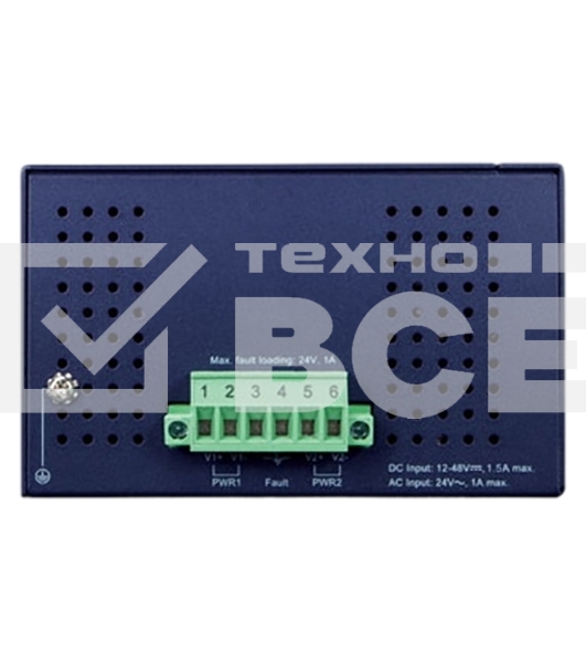 Коммутатор PLANET IGS-1600T IP30 Industrial 16-Port 10/100/1000T Gigabit Ethernet Switch (-40~75 degrees C, dual 12~48V DC/24V AC),UL certified