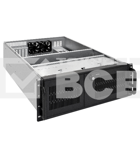 Серверная платформа ExeGate Pro 4U650-010/4U4139L RM 19', высота 4U, глубина 650, Redundant БП 2x550W, USB