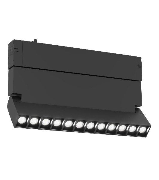 Трековый светильник Ambrella light GL8090 BK черный IP20 9W 3000-6000K 220V 24° 220*25*138