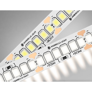 Светодиодная лента Ambrella light GS3302 2835 240Led/ 18W m/ 24V IP20 4500K/ 5000*10*1.2mm (2 конт.)
