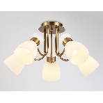 Светильник Ambrella light TR3218/5 GD/FR золото/белый матовый E27*5 max 40W D580*290, фото3