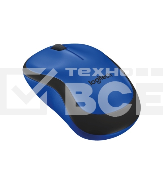 Мышь беспроводная Logitech M220 SILENT синий, 1000 dpi, радиоканал, USB, кнопки - 3