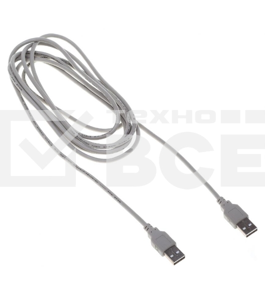 Кабель Buro BHP RET USB_AM30 USB A(m) USB A(m) 3м серый блистер