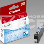 Картридж струйный CLI-521C (2934B004) голубой (535 стр.) для Canon Pixma iP3600, 4600, MP540 ,MP620, MP630, MP980, фото2