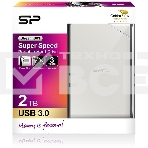 Внешний жесткий диск Silicon Power USB 3.0 2Tb S03 SP020TBPHDS03S3W Stream 2.5