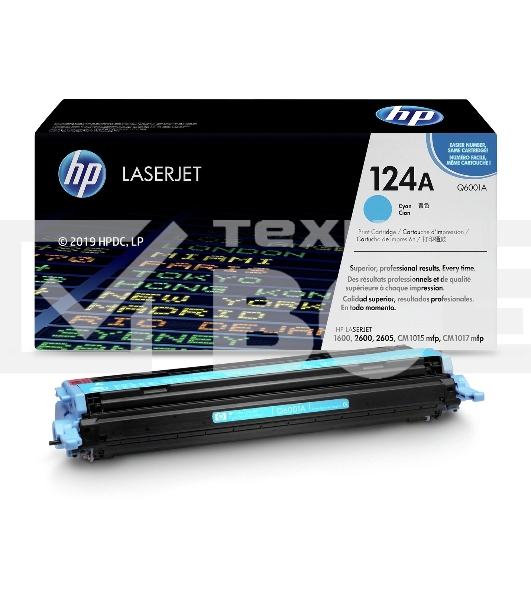 Картридж лазерный HP Q6001A голубой для Color LaserJet 2600 2000стр.