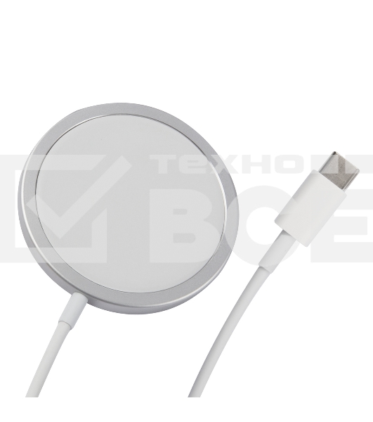 Беспроводное зар./устр. Redline Qi-13 1A для Apple кабель USB Type C белый (УТ000023447)