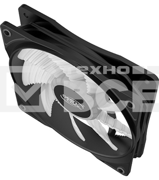 Вентилятор для корпуса DEEPCOOL RF120W черный, 120 мм, 1300 об/мин, 21.9 дБ, 3 pin