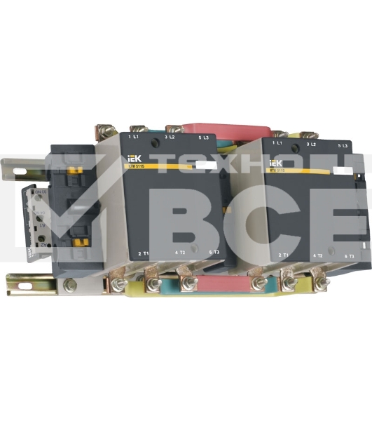 Контактор КТИ-51153 реверс 115А 230В/АС3 ИЭК KKT53-115-230-10