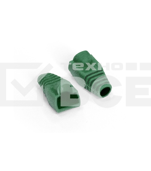 Колпачок ExeGate BC45-100-GN изолирующий для коннектора RJ-45, зеленый (100шт)