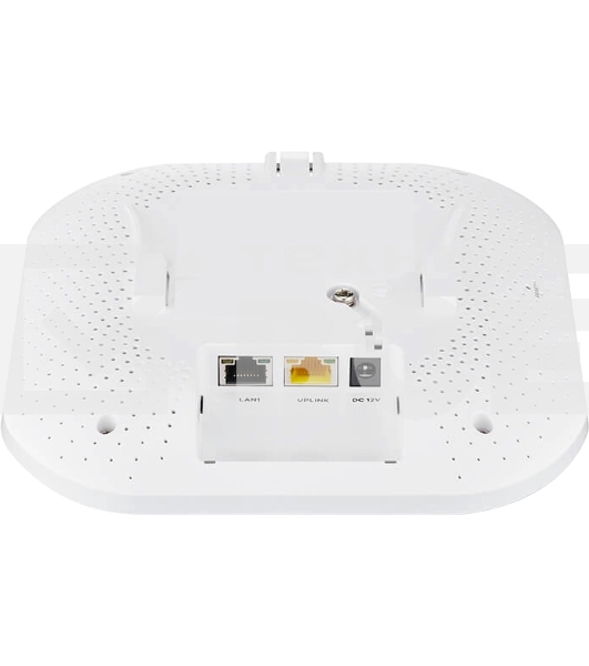 Гибридная точка доступа Zyxel NebulaFlex Pro WAX610D, WiFi 6, 802.11a/b/g/n/ac/ax (2,4 и 5 ГГц), MU-MIMO, антенны 4x4 с двойной диаграммой, до 575+2400 Мбит/с, 1xLAN 2.5GE, 1xLAN GE, PoE, защита от 4G