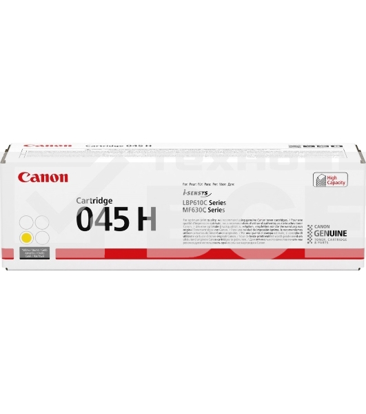 Картридж лазерный Canon 045Y H желтый, 2200 стр., для i-SENSYS MF631/633/635, LBP611