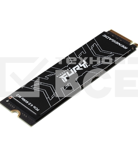 Накопитель SSD Kingston Fury Renegade, 2Tb, PCIe 4.0 x4, M.2 2280, NVMe, R/W 7300/7000
