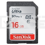 Флеш карта SDHC 16Gb Class10 Sandisk SDSDUNC-016G-GN6IN Ultra 80, фото7