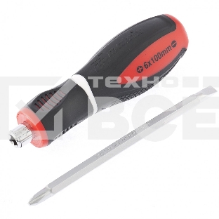 Отвертка комбинированная MATRIX, SL6,0 / Ph2, CrV, двухкомп. рукоятка MASTER 11580
