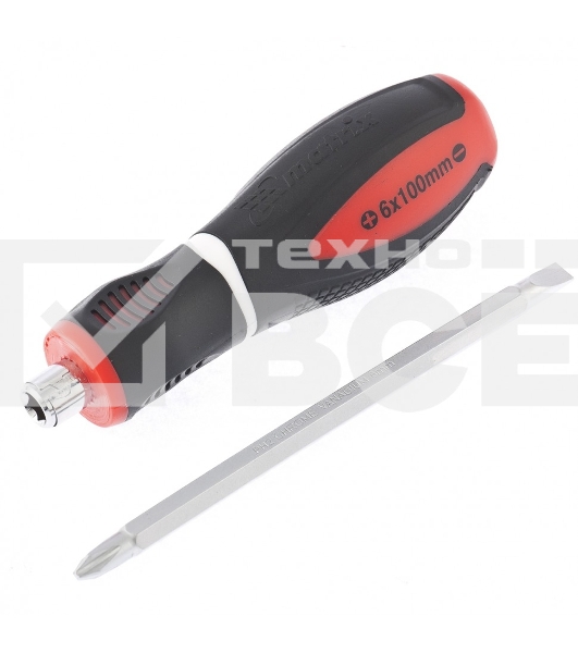 Отвертка комбинированная MATRIX, SL6,0 / Ph2, CrV, двухкомп. рукоятка MASTER 11580