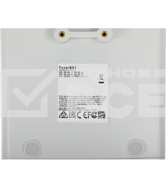 Маршрутизатор MikroTik RB750P-PBr2 PowerBox with 650MHz CPU, 64MB RAM, 5xLAN (four with PoE out), RouterOS L4, outdoor case, PSU, PoE, mounting set
