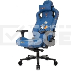 Кресло игровое Knight Craft Dragon синий эко.кожа крестов. металл, фото25