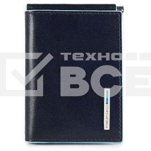 Портмоне Piquadro Blue Square PU3890B2/BLU2 синий натур.кожа
