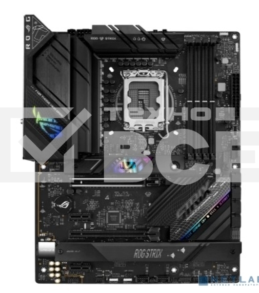 Материнская плата ASUS ROG STRIX B760-F GAMING WIFI, LGA 1700, Intel B760, 4xDDR5, 4xSATA, 3xM.2, 1xPCI-E 5.0 x16, 1xPCI-E 3.0 x4, 1xHDMI, 1xDP, 1x 2.5Gb LAN, 1xUSB-A 3.2 Gen 2, 6xUSB-A 3.2 Gen 1, 1xUSB-C 3.2 Gen 2x2, 5x3.5 мм, 7.1, Standard-ATX