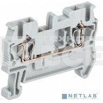 Клемма пружинная КПИ 2в-2.5 31А сер. IEK YZN11-002-K03, фото 1