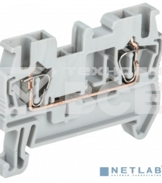 Клемма пружинная КПИ 2в-2.5 31А сер. IEK YZN11-002-K03
