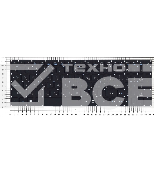 Клавиатура для ноутбука Acer Aspire VN7-593G черная с подсветкой