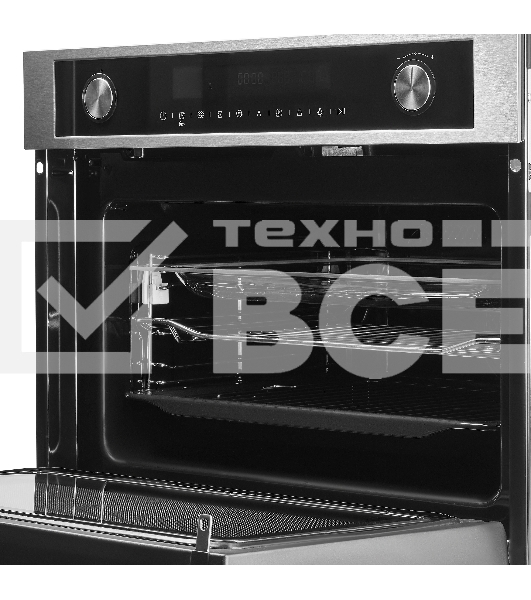 Компактный духовой шкаф с функцией СВЧ Maunfeld MCMO5015MFS