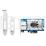 Сетевая карта/ QNAP QXG-10G2T Dual-port BASET 10GbE network expansion card; low-profile form factor; PCIe Gen3 x4, фото7