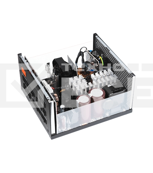 Блок питания  PCCooler P5-YS1000-G1F, 1000Вт, 80 PLUS  Gold, 135мм, модульный, черный