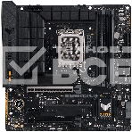 Материнская плата ASUS TUF GAMING B760M-PLUS D4, LGA1700, Intel B760, 4xDDR4, 4xSATA, 2xM.2, 1xPCIe 5.0 x16, 1xPCIe 4.0 x4, 1xPCIe 4.0 x1, 1xDP, 1xHDMI, 1x2.5Gb LAN, Wi-Fi, Bluetooth, 1xUSB-C 20Gbps, 4xUSB-A 10Gbps, 1xUSB-A 5Gbps, 2xUSB-A 2.0, 5x3.5 мм, 7, фото11