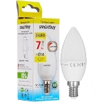 Светодиодная (LED) лампа Smartbuy C37-07W/3000/E14 (Диммер) (SBL-C37D-07-30K-E14), фото 1