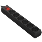 Сетевой фильтр Buro 600SPro-16-3-G 3м (6 розеток) графитовый (коробка), фото 1