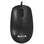Мышь проводная AULA AM106 черный, 2000 dpi, USB, кнопки - 4, фото7