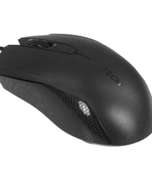 Мышь проводная A4Tech OP-760 черный, 1200 dpi, USB, кнопки - 3
