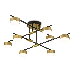 Потолочный светильник Ambrella light FL51752/8 BK/GD черный/золото GX53/8 max 12W 720*720*245, фото6