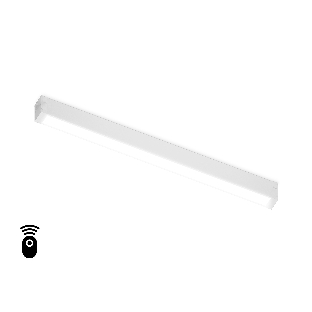 Управляемый светодиодный светильник для шинопровода Magnetic Ambrella light GL1281 WH белый IP20 18W 3000K-6400K 220V 120° 452*25*42 (Без ПДУ)