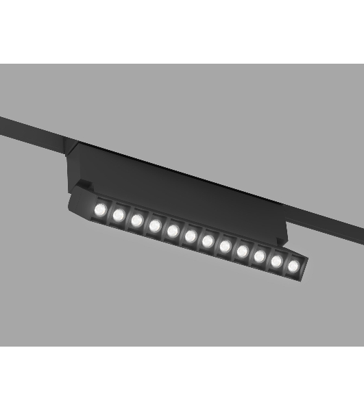 Трековый светильник Ambrella light GL8090 BK черный IP20 9W 3000-6000K 220V 24° 220*25*138