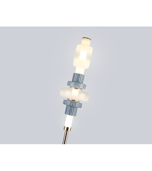 Светильник Ambrella light LH53132 GD/WH/GB золото/белый/серо-синий 8W 3000K D250*1635
